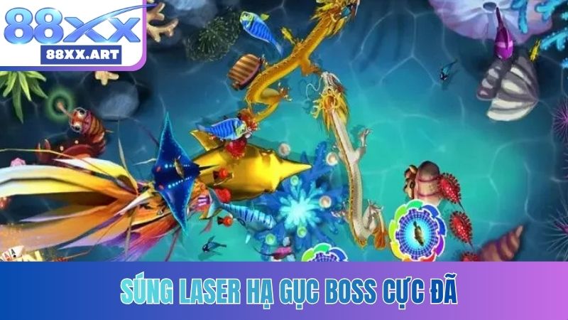 Súng Laser hạ gục Boss cực đã